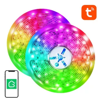 LED juostinis šviestuvas NiteBird SL3 gosund | nitebird — išmanus WiFi RGB, 2×5 m, Tuya