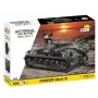 Konstrukcinis rinkinys Cobi Panzer I Ausf. B – 654 detalės, detalaus tanko modelio rinkinys
