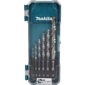 makita D-78346 HSS-GS metalinių grąžtų rinkinys, 6 vnt.