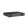 Ruijie Reyee RG-ES220GS-P L2 valdomas Gigabit PoE komutatorius, 20 prievadų (18x GE 10/100/1000, 16x PoE+, 2x SFP), 250 W, Cloud, juodos spalvos