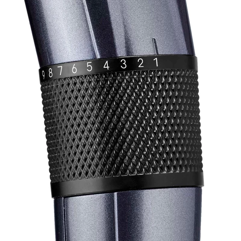 Plaukų kirpimo mašinėlė BABYLISS E976E – belaidė, 26 ilgio nustatymai, 0,5–25 mm, 40 mm ašmenys, titano/nerūdijančio plieno ašmenys, 60 min. veikimo laikas