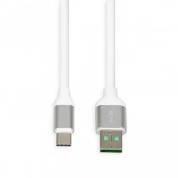 USB A į USB C laidas IBOX IKUMTCWQC 1,5 m, USB 2.0, 3 A, baltas
