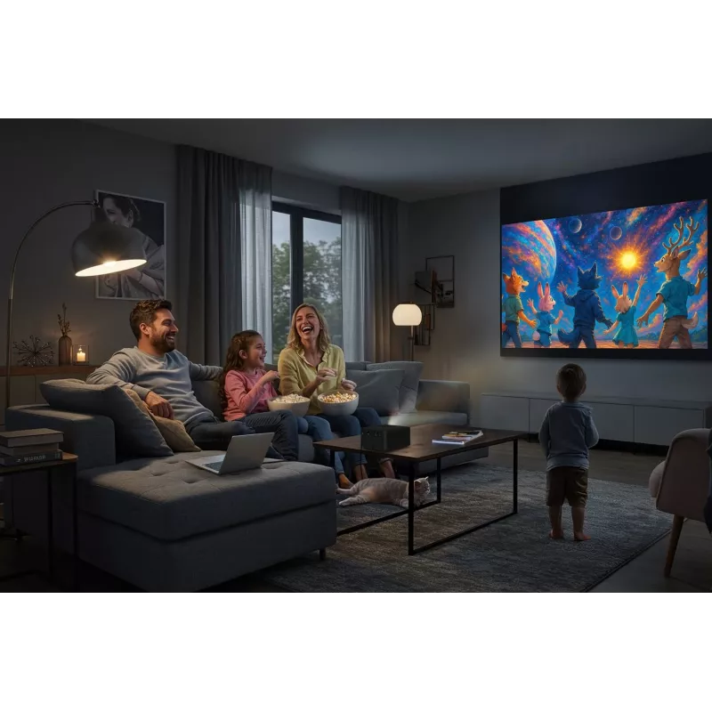 Projektorius Optoma Photon Life PK32 standartinis fokusavimas 1100 ANSI liumenų DLP UHD 4K (3840x2160) 3D juodas