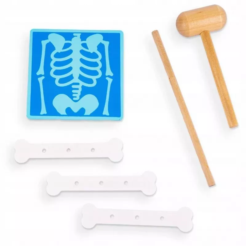 Vaikų medicininis žaidimų rinkinys Extralink Little Doctor Case, 43 dalys