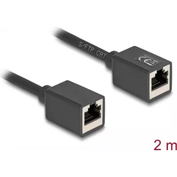 Tinklo kabelis DeLOCK 90331 RJ-45 Cat6a 2 m Juodas
