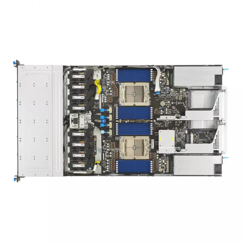 Rack 1U stalinis kompiuteris ASUS ExperCenter Pro ERA100A B6 — Intel Core i5, 8 GB DDR5, 4×2,5 colio vietos, 500 W maitinimo šaltinis, 1×PCIe 5.0 x16, 3×RJ-45