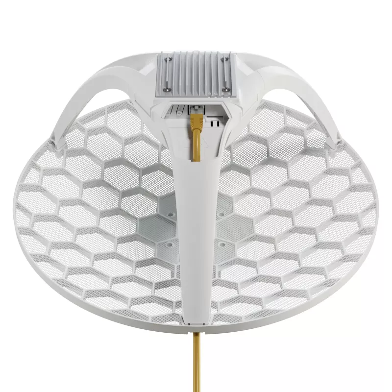 Mobiliojo ryšio tinklo modemas MikroTik LHG LTE6 komplektas 4G PoE lauko sąlygoms, 1x Gigabit Ethernet, 700/850 MHz juostos, 0,8 GHz procesorius, 256 MB RAM