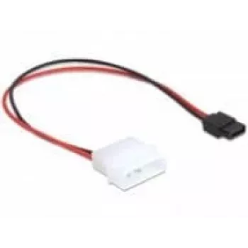 Delock maitinimo laidas Molex 4 kištukas į Slim SATA 6 lizdą 24 cm