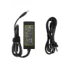 Maitinimo adapteris Green Cell AD76P 45W, skirtas Lenovo nešiojamiesiems kompiuteriams, 20V 2,25A, AC–DC, 100–240V įėjimas, juodas