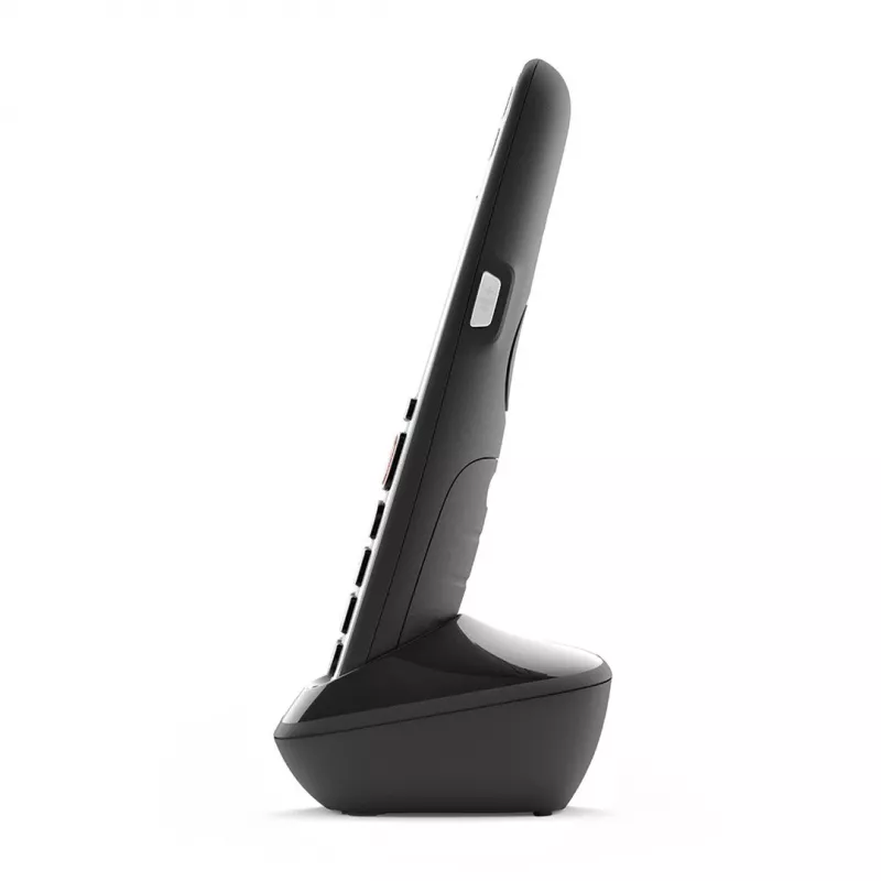 Gigaset E720HX analoginis/DECT telefonas su skambučio identifikavimu, juodas