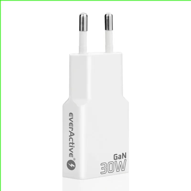 Universalus USB sieninis įkroviklis everActive SC-380Q Super Slim QC 3.0 — Quick Charge 3.0, kompaktiškas dizainas