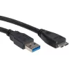 ROLINE USB laidas Micro-USB B (M) į USB A (M)