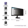 Qoltec 51054 privatumo filtras ekranui 48,3 cm (19 inch) nešiojamam kompiuteriui