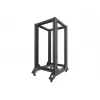 Atviras stelažas LANBERG OR01-6822-B 22U, 600 mm x 800 mm, juodas, 600 kg
