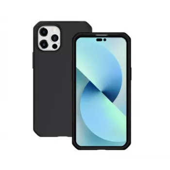 Mobilis SPECTRUM galinis dangtelis Apple iPhone 14 Pro Max – tvirtas, perdirbtas, antimikrobinis Impacthane, Solid Black (066031)