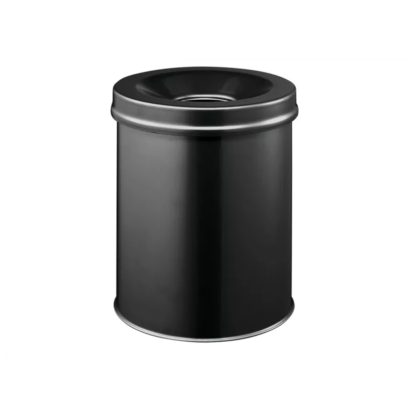 Durable 3305-01 apvali plieninė šiukšliadėžė 15L su gesinimo dangčiu