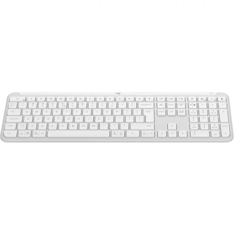 Logitech Signature Slim K950 belaidė klaviatūra RF Wireless Bluetooth QWERTY US International balta