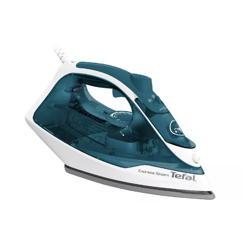 Lyginimo lygintuvas Tefal FV2839 Dry & Steam su Cerilium padu 2400 W Mėlyna, Balta