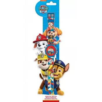 Vaikiškas laikrodis Kids Euroswan Paw Patrol modelis PW19943 – analoginis/digitalinis