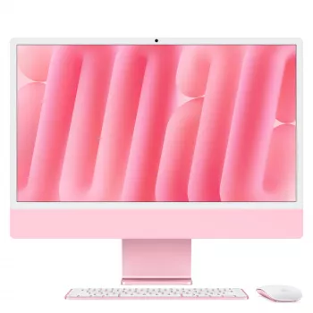 „Apple iMac 24“ Retina 4.5K“ ekranas M4, Rožinis, M4 (10-CPU/10-GPU), 24 GB, 512 GB, standartinis stiklas, Touch ID, vokiška klaviatūra, Gigabit Ethernet, „Magic Mouse“, MD2U4D/A