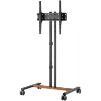 Manhattan Trolley Mount Stand – mobilus stovas televizoriui ir monitoriui, 34–55 col., VESA 200x200–400x400 mm, 35 kg, aukščio reguliavimas