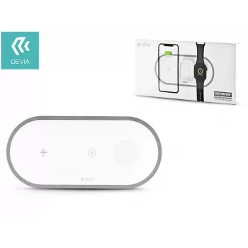Devia V4 3-in-1 belaidis įkroviklis 10 W – išmaniesiems telefonams, Apple Watch, ausinėms