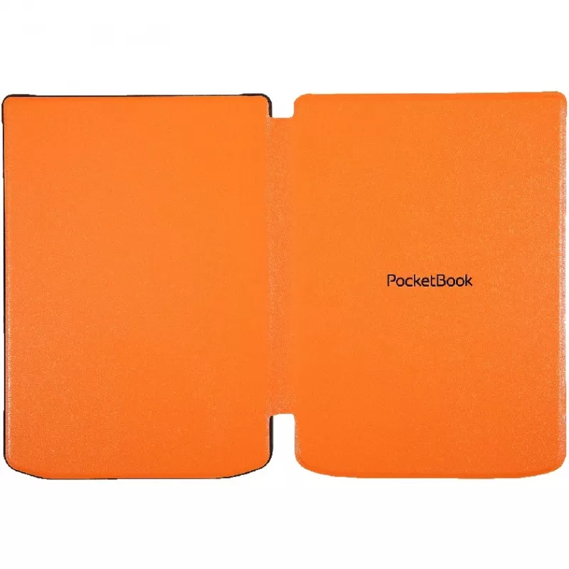 Dėklas folio 6 colių el. knygų skaitytuvui PocketBook Shell – oranžinis, 112×160×12,5 mm, 0,0765 kg