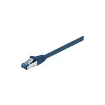 Wentronic Goobay CAT 6a Patch Laidas, S/FTP (PiMF), Mėlynas, 1 m - LSZH Halogen-Free, Varis (93677)