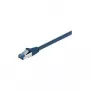 Wentronic Goobay CAT 6a Patch Laidas, S/FTP (PiMF), Mėlynas, 1 m - LSZH Halogen-Free, Varis (93677)