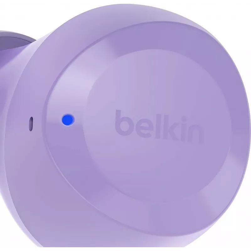 Ausinės „Belkin SoundForm Bolt“ belaidės, IPX4, levandų spalvos