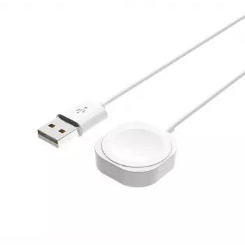 Įkrovimo kabelis FIXED FIXDW-AW, USB-A – magnetinis įkroviklis, 1 m, Apple Watch