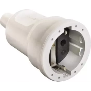 AS SCHWABE PVC Movi jungtis 16A, 250V tvirta versija balta (62224)