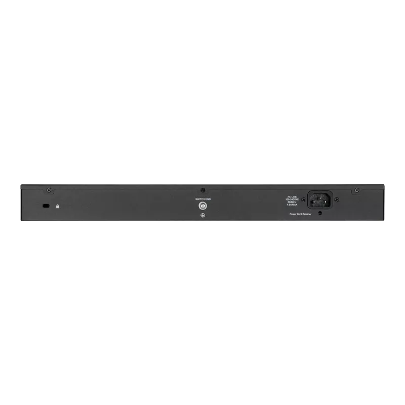D-Link DGS-1100-26MPV2/E valdomas L2 Gigabit Ethernet komutatorius su PoE, 24 prievadai, juodas