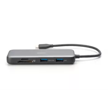 USB-C dokų stotelė Digitus DA-70915 8 prievadų 100W Power Delivery