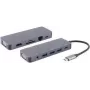 shiverpeaks ®-BASIC-S--USB-DOCK--USB-C kelių prievadų stotelė, 11in1, HDMI, VGA, PD, Hub, SD, LAN, AUX (BS14-05028)
