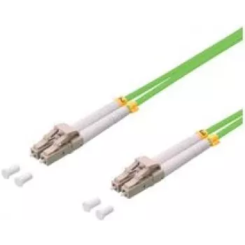 Logilink jungiamasis laidas – LC/UPC daugiamodis (M) į LC/UPC daugiamodį (M) – 15 m – šviesolaidis – 50/125 µm – OM5 – šviesiai žalias (FP5LC15)