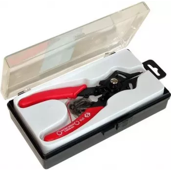 Žnyplės fiksavimo žiedams C.K Tools T3716, raudona rankena