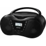Boombox SENCOR SPT2300BK – CD grotuvas, MP3, USB, Bluetooth 5.1, FM, AUX, 4W, baterija/tinklas