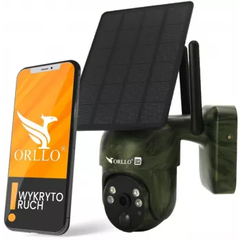 Orllo TZ1 MORO belaidė 4G LTE sukiojama IP kamera su saulės baterija