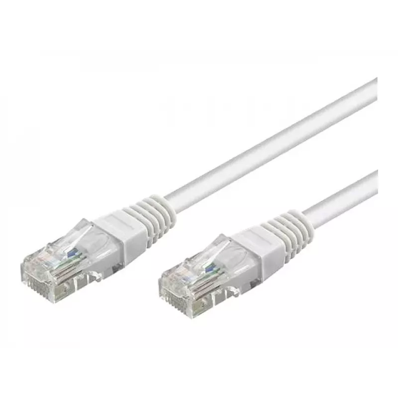 Wentronic Goobay CAT 5e jungiamasis laidas, U/UTP, baltas, 3 m - CCA vario mišinys (68506)