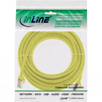 InLine Patch Laidas SF/UTP Cat.5e geltonas 5 m