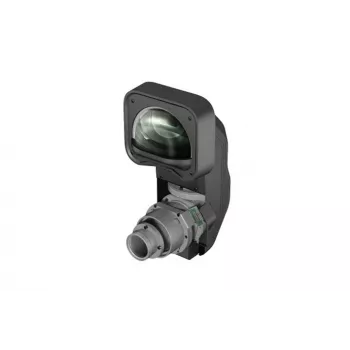 Projekcinis objektyvas Epson ELPLX01S – fiksuotas židinio nuotolis 5,8 mm, fiksuota diafragma f/1,9, suderinamas su pasirinktais Epson projektoriais