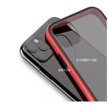Apsauginis antišoko dėklas COMMA Joy, skirtas iPhone 11 Pro, raudonas