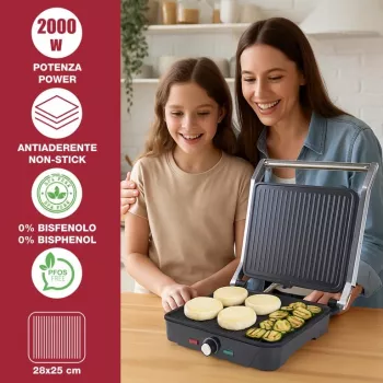 Beper P101TOS503 3-in-1 kepsninė, grilis ir sumuštinių keptuvė