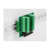 DeLOCK D-Sub HD 44 kontaktų moteriškas į terminalų bloką DIN bėgeliui 84mm x 86mm x 30mm