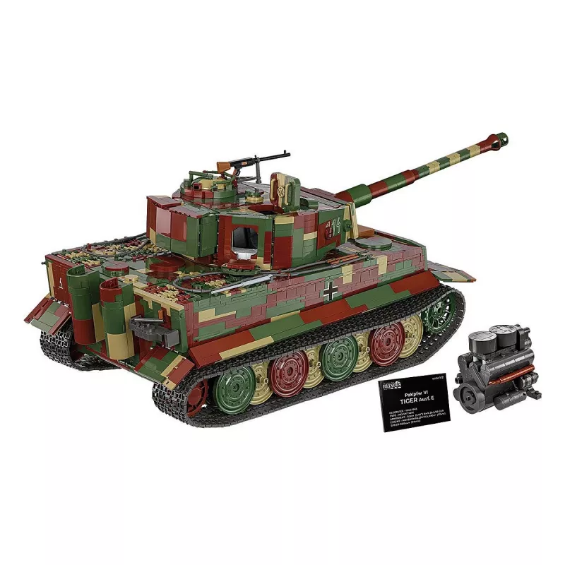 Konstruktorius Cobi PzKpfw VI Tiger Ausf. E - Executive Edition, 8000 detalių, plastikas, nuo 12 m.