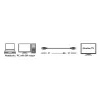 DisplayPort kabelis LogiLink CV0121 3 m Juodas