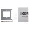 Vizualinis domofonas Hikvision DS-KH8350-TE1 7 colių IPS jutiklinis ekranas, PoE, SIP, MicroSD lizdas, 1024×600, aliumininis korpusas, juodas