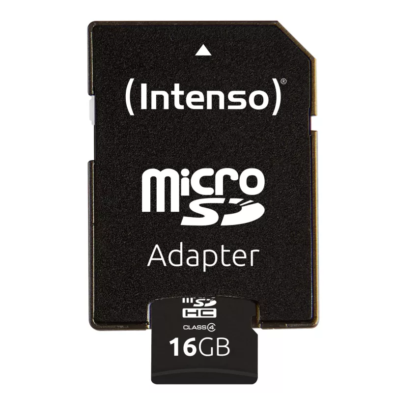 Atminties kortelė Intenso 16GB MicroSDHC Class 4 3403470