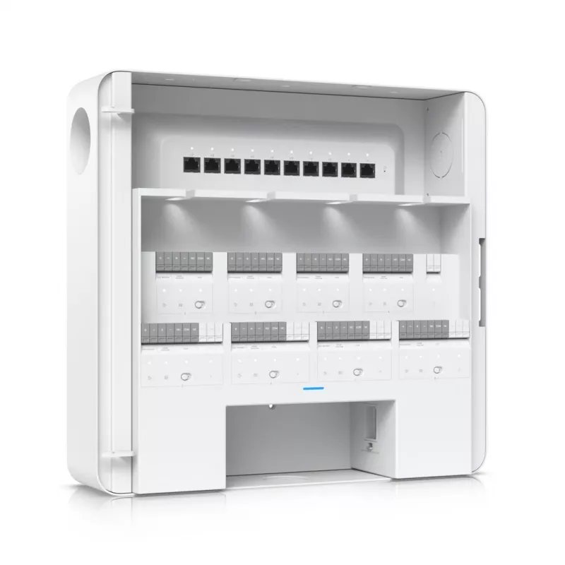 Ubiquiti Enterprise Access Hub durų valdiklis spintoje 8 durys Ethernet
